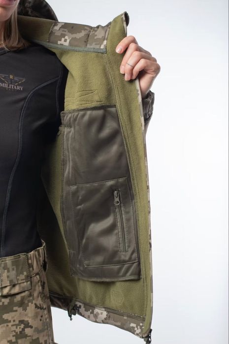 Куртка жіноча Soft Shell Military Піксель тактична демісезонна