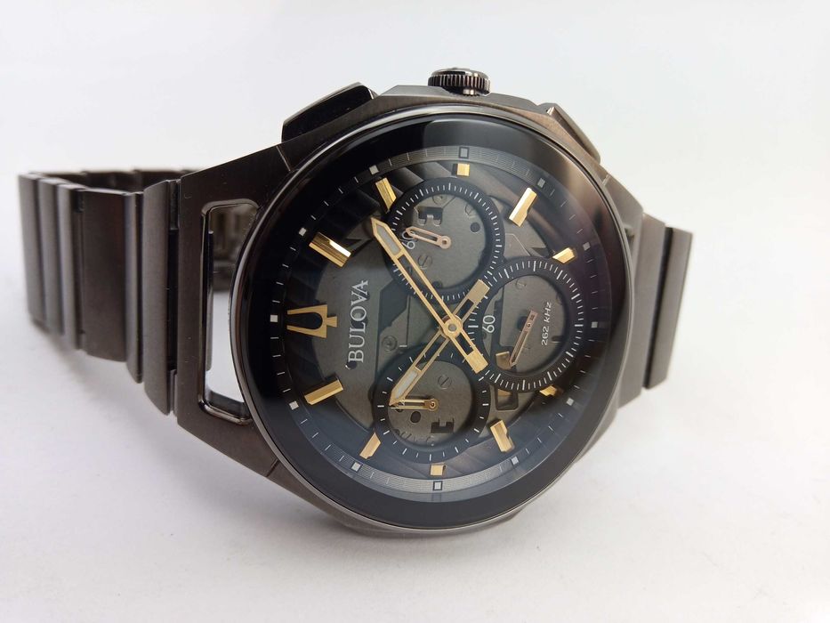 Bulova CURV 98A206 непревзойденная точность 262 кГц, изогнутый сапфир