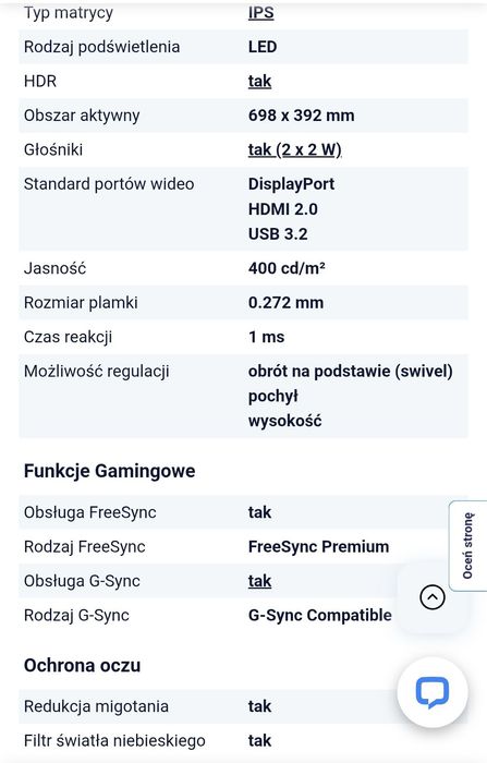Monitor ASUS TUF Gaming VG32AQL1A - 170Hz | QHD | 31,5 cali | IPS | 1m
