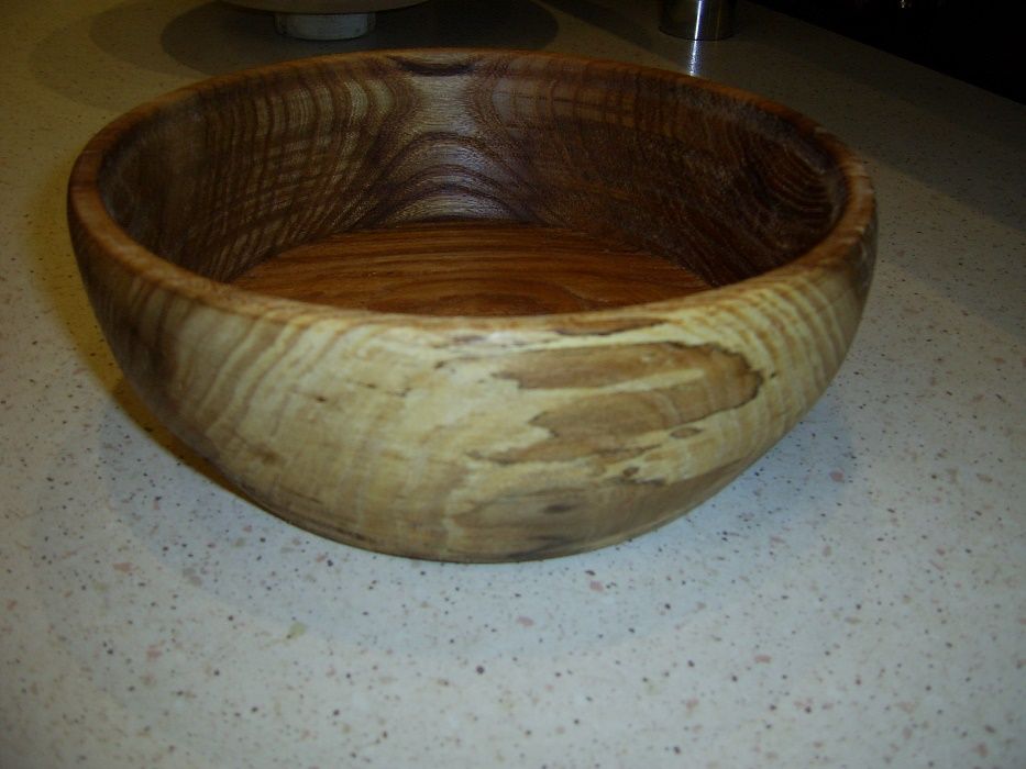 Miska, misa drewniana, toczona