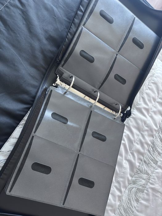 Mala Arquivo 232 CD/DVD com Argolas e Fecho Zip – Excelente Estado