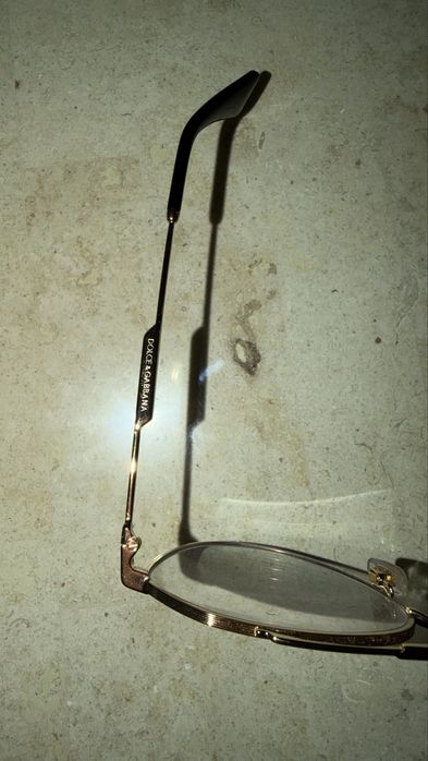 Óculos Dolce & Gabbana – armação metal dourado c/ estojo original