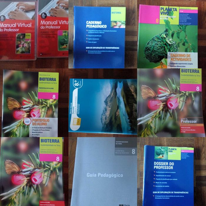 NOVOS [7º até 12º ano] - Manuais Professor / Cadernos Atividades / Cds