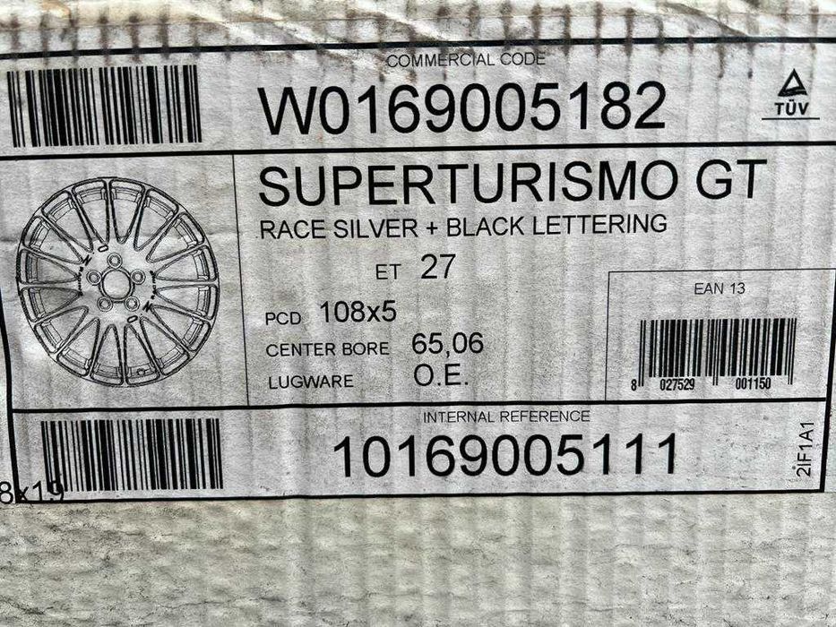 Felgi aluminiowe 19cali Citroen C5 C6 5x108 ET27 nr9012