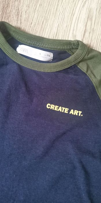 3 szt koszulki longsleeve t-shirt Zara Gap 116