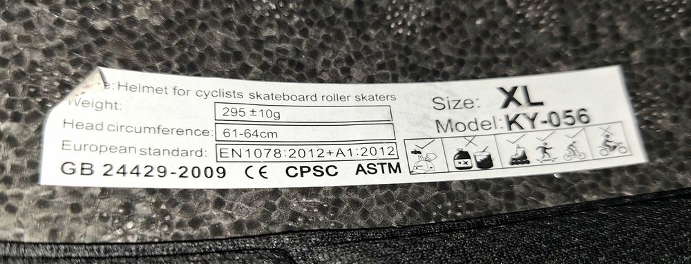 Велошолом  — Розмір XL (61-64 см)