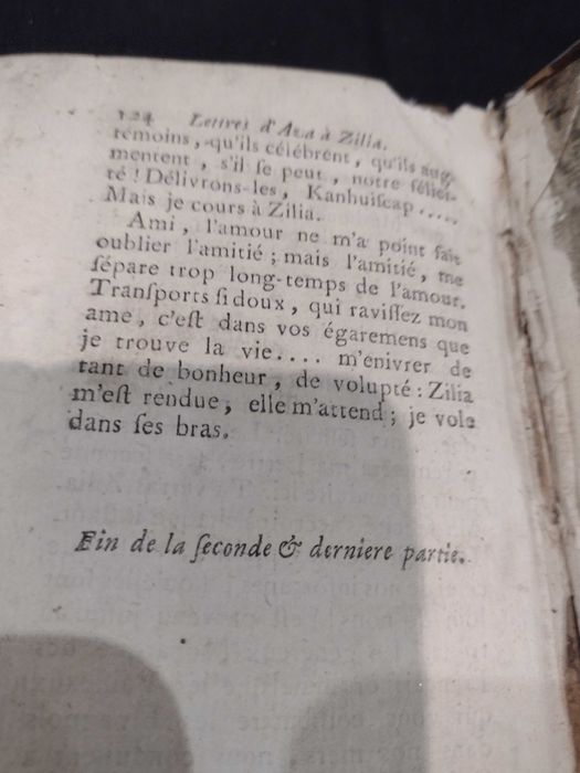 Lettres D´Une Péruvienne 1764 - 1 & 2 Partie