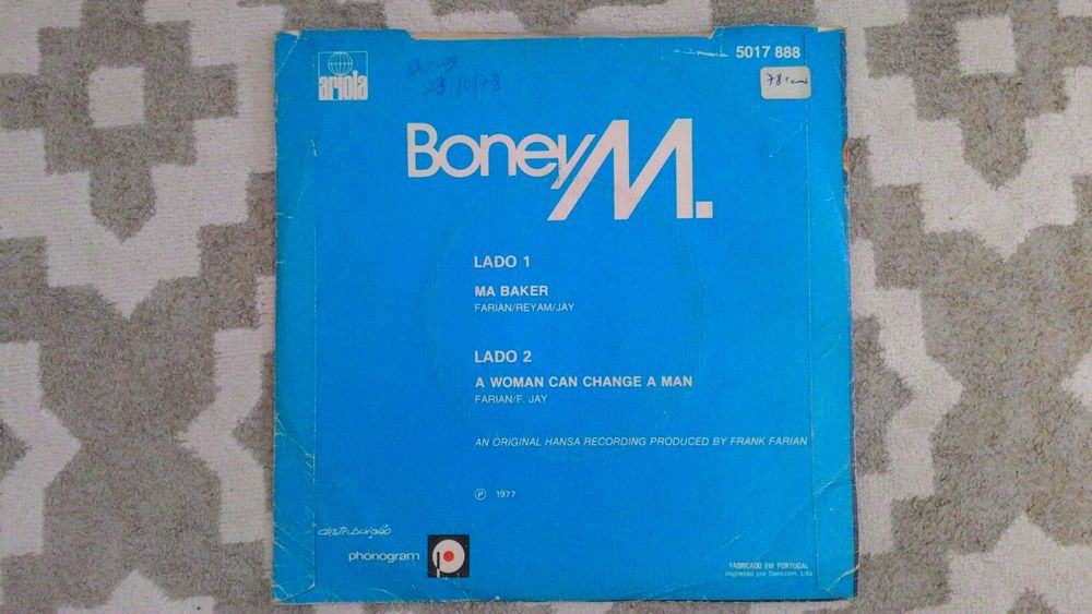 Disco vinil - Boney M.