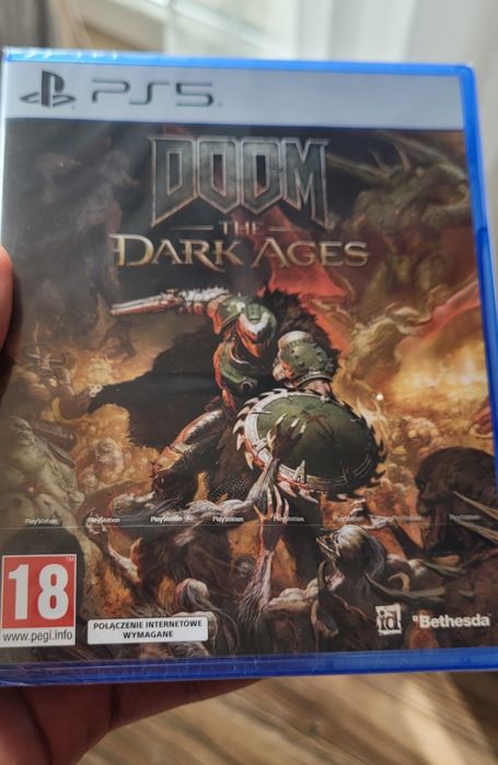 Doom The Dark Ages PL PS5 Nowa. Folia.