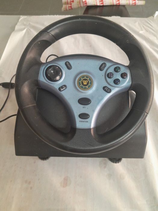 Volante e Pedais da Microsoft  SideWinder