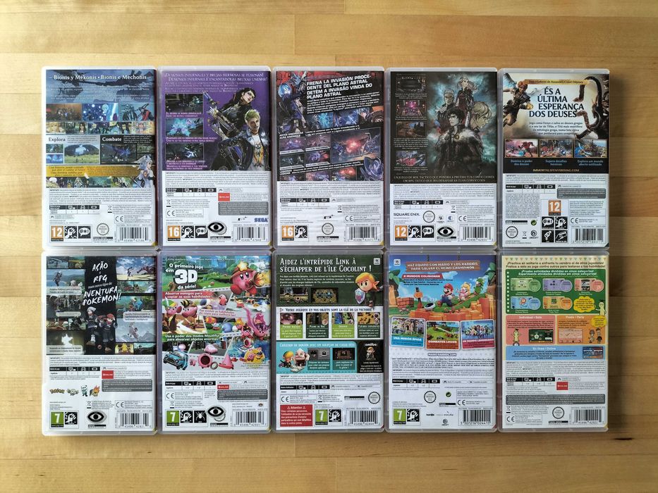 Mario, Pokémon, Kirby, Bayonetta, Triangle Strategy – Nintendo Switch Games64584622570242121