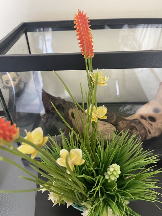 Plantas artificiais para aquario