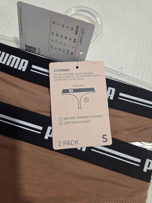 Damskie stringi PUMA rozm S 2pack