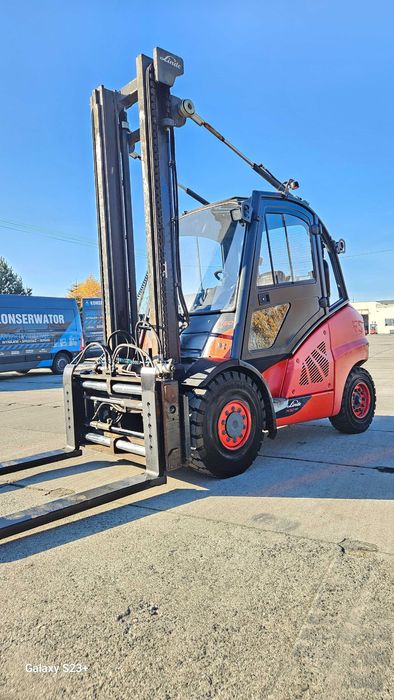 Wozek widłowy Linde H50T-02 2017r Kabina, Pozycjoner Widły teleskopowe