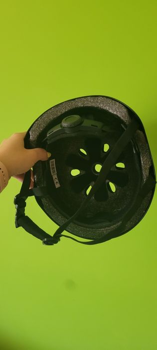 Kask rowerowy czarny