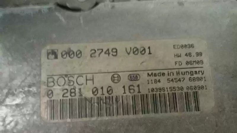 CENTRALINA MOTOR UCE SMART CITY-COUPE 2004 -0 281 010 161