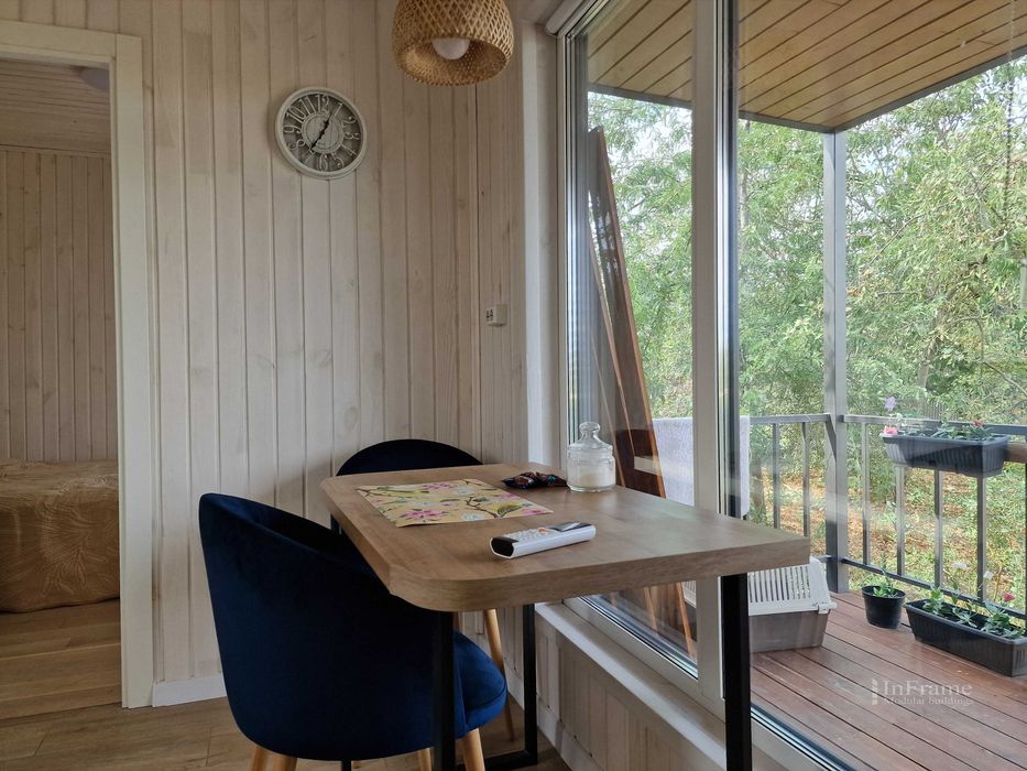 Модульный дом 28,8 м² • Красивый домик Каркасный • Производитель