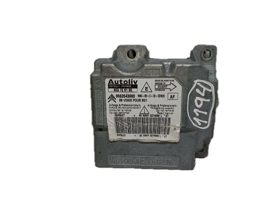 Centralina airbag CITROËN C4 I (LC_)
