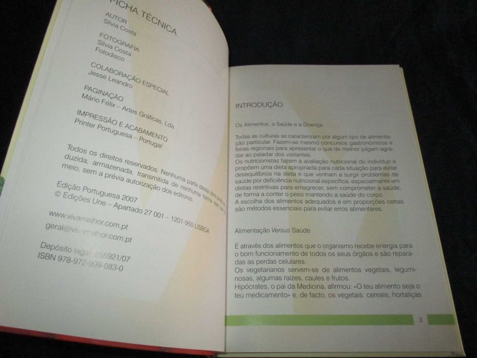 Livro Viva Melhor Comendo Bem Receitas Saudáveis