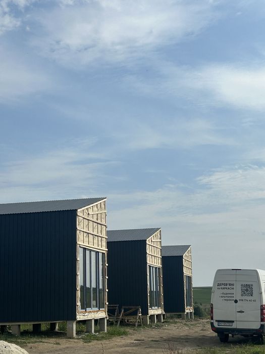 Каркасні , модульні будинки тераси,альтанки