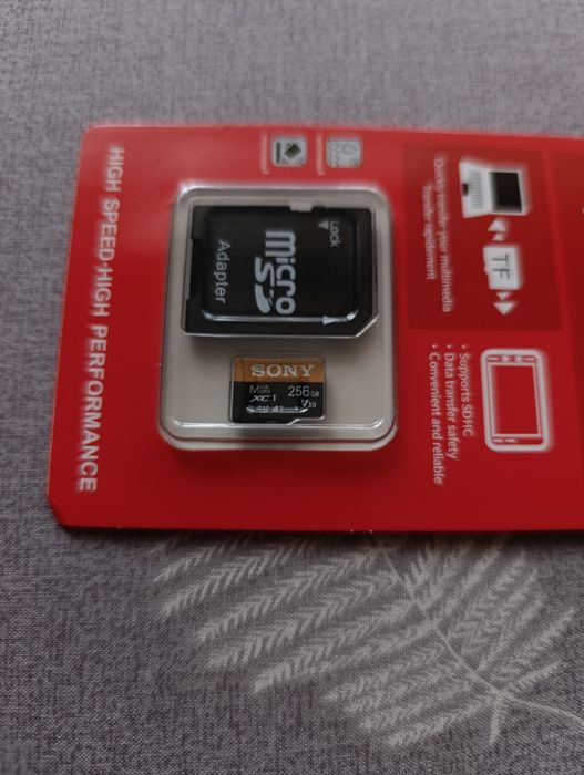 Карта пам'яті Sony micro SD 256gb