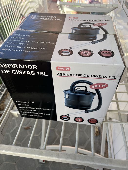 Aspirador de cinza 800 W- novo