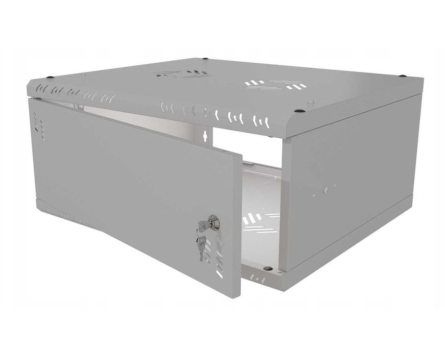 Szafa Serwerowa Wisząca RACK 19" 4U 450mm Metalowe Drzwi Stalflex
