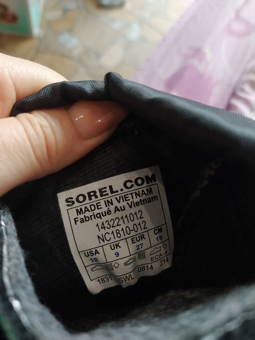 Сапоги Sorel 27 розмір зима осінь