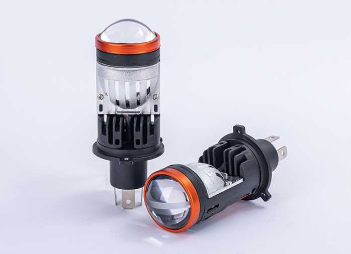 Мини линзы Y5MT H4 светодиодные LED, Комплект 2шт ГАРАНТИЯ!