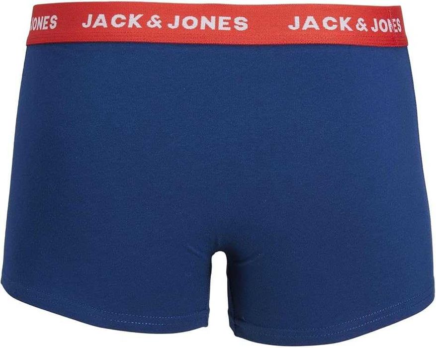 Męskie Bokserki 5-Pak JACK & JONES Jaclee Bawełniane Surf The Web XL