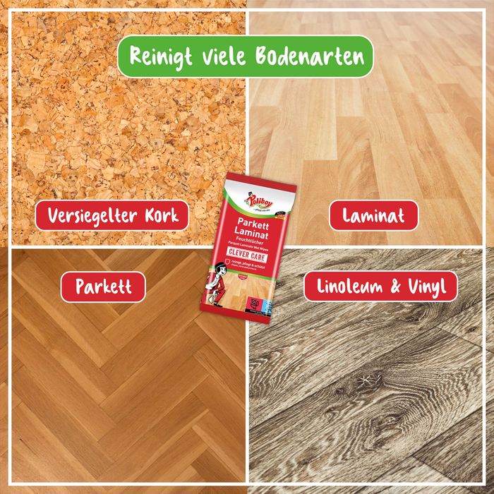 poliboy wilgotne ścierki do parkietu i paneli 15st