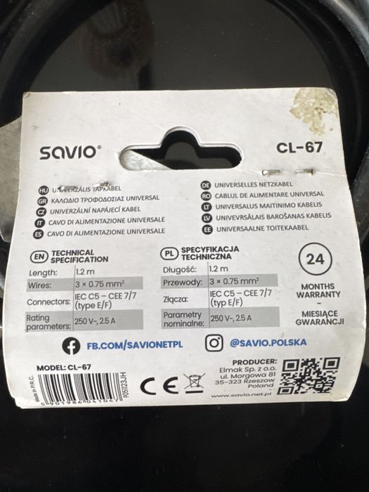 Adapter zasilacz do laptopa