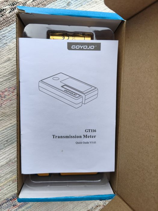 Medidor digital transmissão de películas