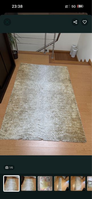 2 Tapetes tons castanho giro - tamanho