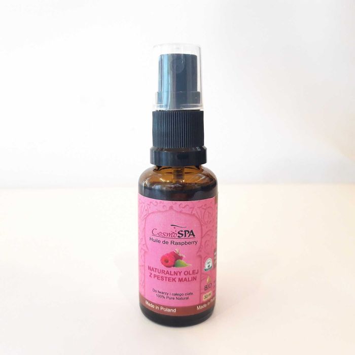 Nierafinowany Olej z Pestek Malin 30ml | CosmoSPA WYPRZEDAŻ