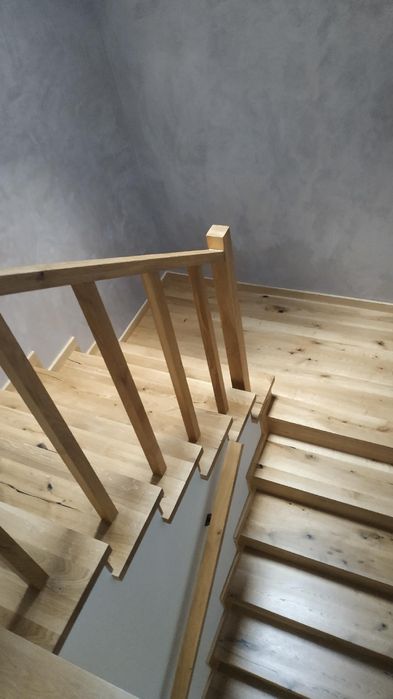 Stopnie Trepy Stopnice Dąb Rustik Rustykalny Sękaty