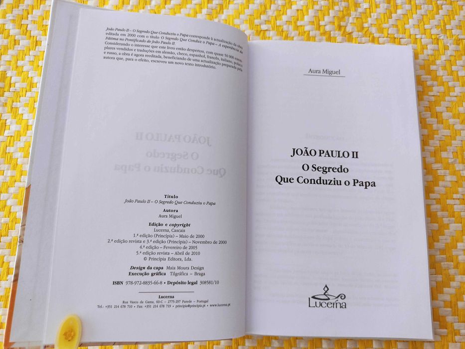 JOÃO PAULO II - O segredo que conduziu o Papa
de Aura Miguel