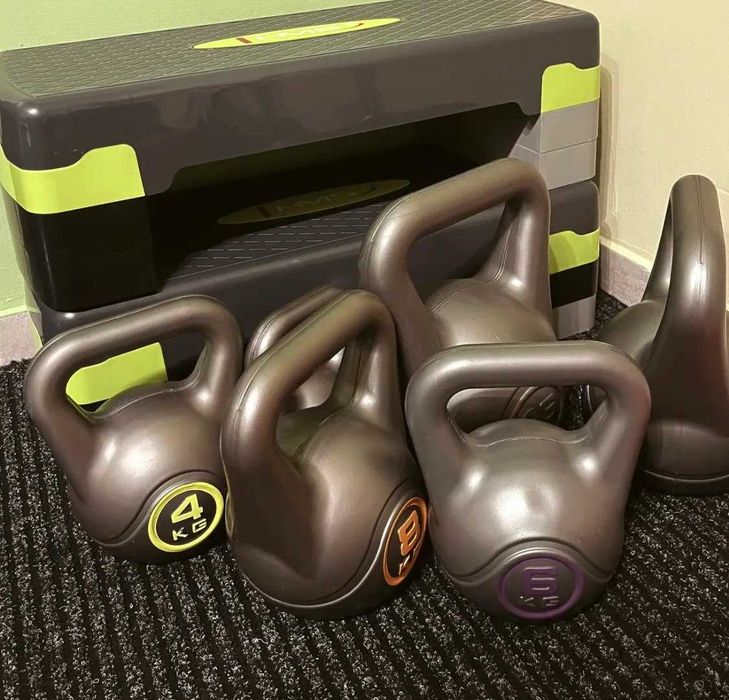 Гиря 6 кг 8 кг 10 кг 16 кг 20 кг спортивная вініл Гири Гирі | все веса