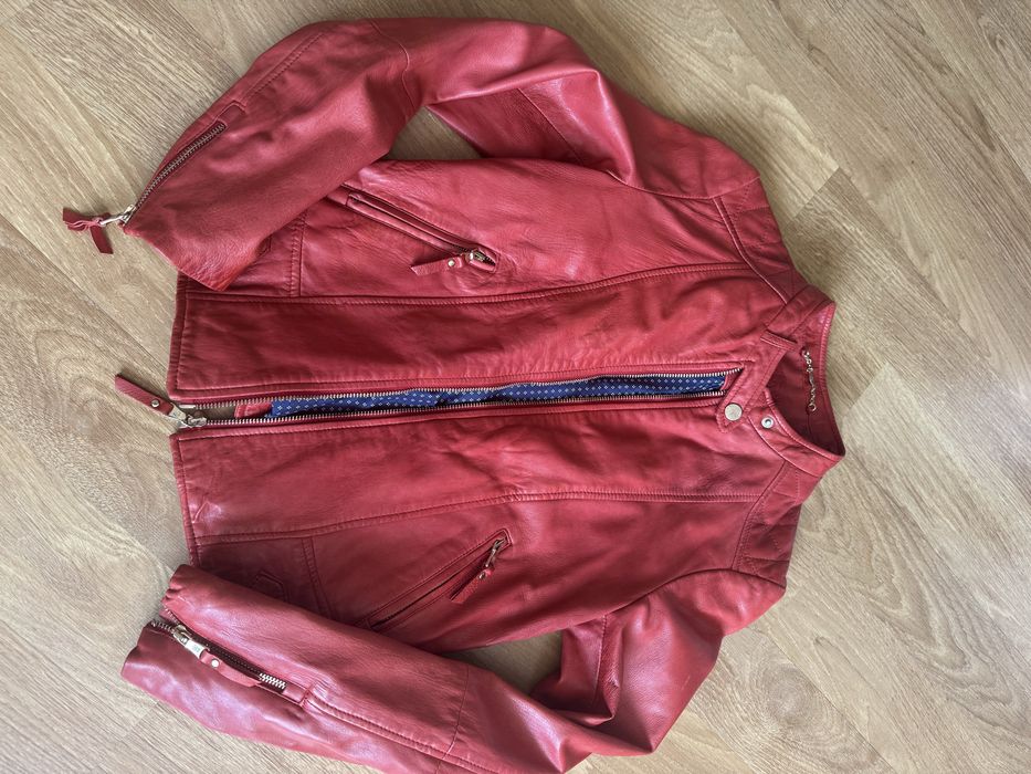 Шкіряна куртка Massimo Dutti
