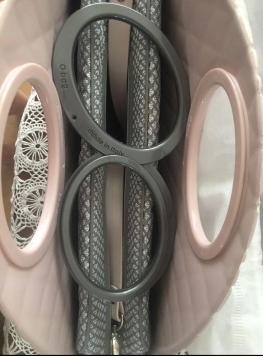 Obag moon rosa smoke pikowany