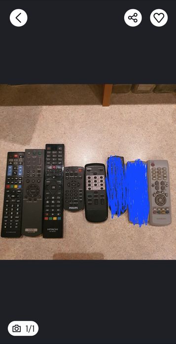 Piloty Sony  Aiwa Hitachi Vivanco