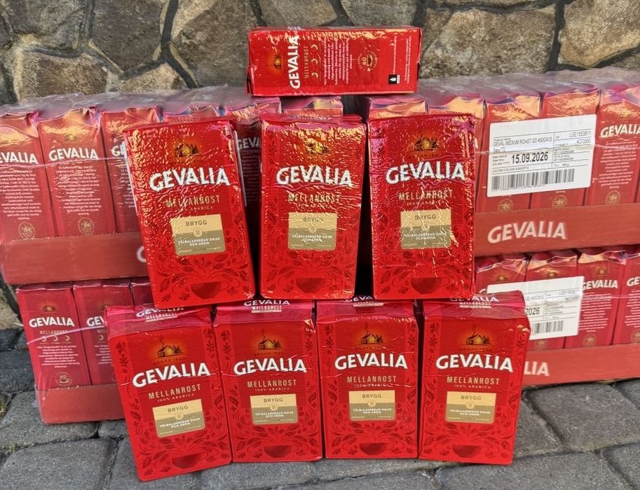 Кава Gevalia Brygg оригінал 450g мелена 100% арабіка кава кофе