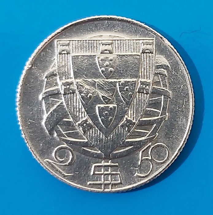 2$50 de 1932 Prata Republica Portuguesa