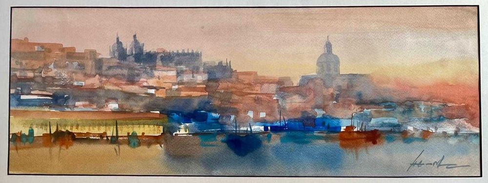 Quadro Original - Aguarelas de António Neves