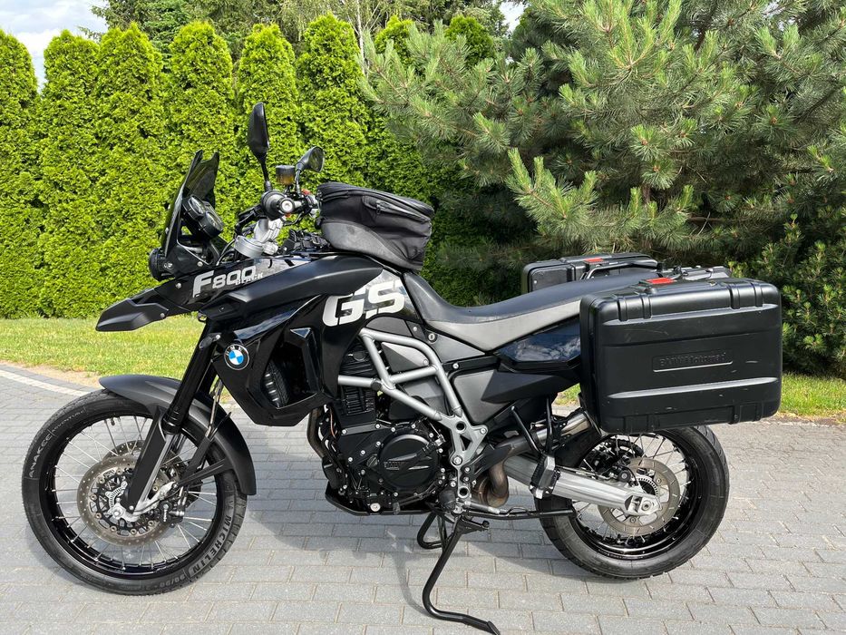 BMW F800 GS Black Edition na szprychach, stan perfekcyjny