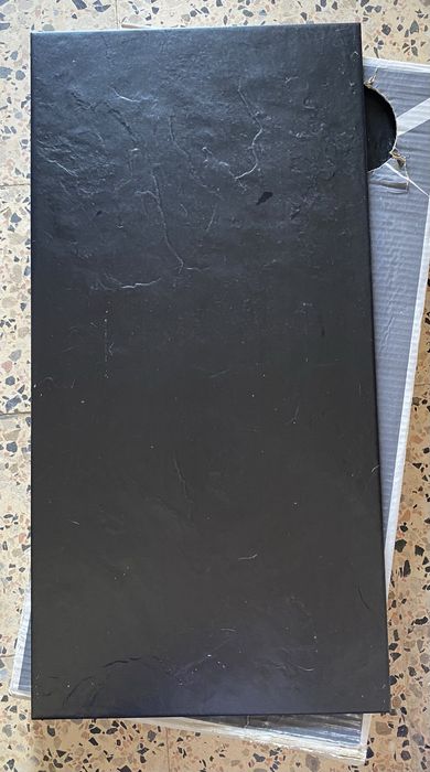 Mosaico de chão ou parede efeito Xisto Negro – NOVO