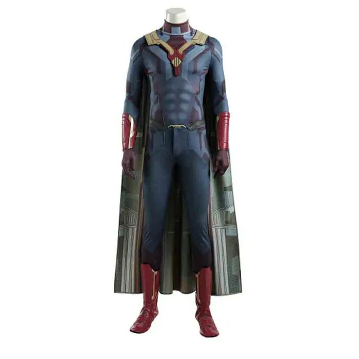 Máscara e Fato Visão Premium Cosplay Marvel
