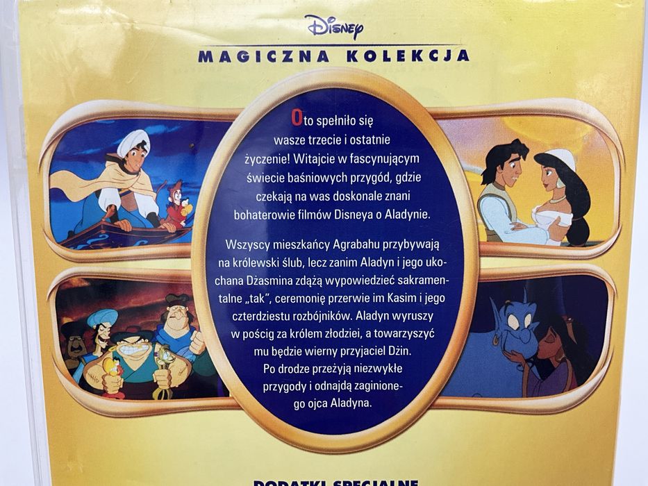 Aladyn i król złodziei DVD, Aladdin, Disney, Magiczna Kolekcja, OPIS