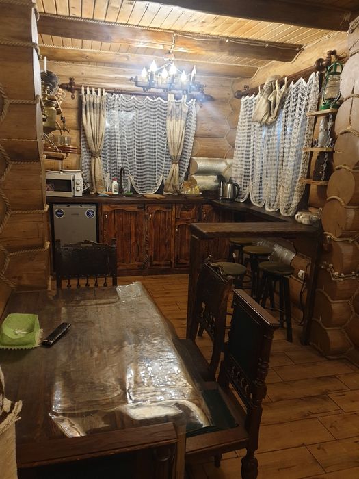 Будинок(зруб),басейн,чан, у лісі,15км від Києва доба дом котедж