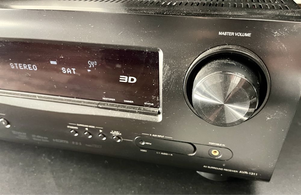 Amplituner wzmacniacz DENON AVR-1311 moc 110 W na kanał - 5 kanałów